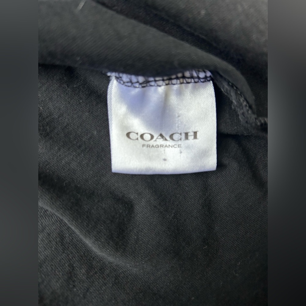 COACH Black and Gold Tee Shirt size Medium - Picture 5 of 7